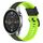 Per Xiaomi MI Watch Cinturino in silicone bicolore da 22 mm (nero + verde lime) Per Xiaomi MI Watch Cinturino in silicone bicolore da 22 mm (nero + verde lime)