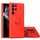 Per Samsung Galaxy S23 5G Ring Kickstand TPU Custodia per telefono in silicone (rosso)