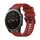 Cinturino in silicone per Garmin Fenix 5 22 mm con struttura orizzontale con strumento di rimozione (rosso) Cinturino in silicone per Garmin Fenix 5 22 mm con struttura orizzontale con strumento di rimozione (rosso)
