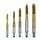 Set di filettature interne per maschiatura HSS con filettatura interna M3-M8 placcato in titanio Set di filettature interne per maschiatura HSS con filettatura interna M3-M8 placcato in titanio