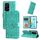 Custodia per telefono in pelle girasole goffrata globale per Honor 200 Lite 5G (verde) Custodia per telefono in pelle girasole goffrata globale per Honor 200 Lite 5G (verde)