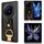 Custodia per cellulare con retro in pelle e cinturino per vivo X Fold3 Pro (nera) Custodia per cellulare con retro in pelle e cinturino per vivo X Fold3 Pro (nera)