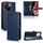 Custodia per telefono in pelle con texture a nido d'ape per vivo V30e 5G (blu) Custodia per telefono in pelle con texture a nido d'ape per vivo V30e 5G (blu)