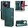 Custodia per telefono in pelle con texture a nido d'ape per vivo V30e 5G (verde) Custodia per telefono in pelle con texture a nido d'ape per vivo V30e 5G (verde)