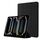 Custodia per tablet ripiegabile in pelle Skin Feel per iPad Pro 13 2024 con slot per penna (nero) Custodia per tablet ripiegabile in pelle Skin Feel per iPad Pro 13 2024 con slot per penna (nero)