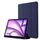 Custodia per tablet ripiegabile in pelle Skin Feel per iPad Air 13 2024 con slot per penna (blu scuro) Custodia per tablet ripiegabile in pelle Skin Feel per iPad Air 13 2024 con slot per penna (blu scuro)