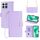 Custodia per telefono in pelle con catena a tracolla per Honor X8b (viola) Custodia per telefono in pelle con catena a tracolla per Honor X8b (viola)
