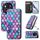 Per Honor Magic6 Pro CaseNeo Custodia per telefono in pelle magnetica colorata (squame viola) Per Honor Magic6 Pro CaseNeo Custodia per telefono in pelle magnetica colorata (squame viola)