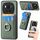 Custodia per telefono con anello a portafoglio per carte in fibra di carbonio per Honor Magic6 Pro (verde) Custodia per telefono con anello a portafoglio per carte in fibra di carbonio per Honor Magic6 Pro (verde)
