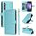 Custodia per cellulare in pelle con reticolo diamantato per Samsung Galaxy S23 FE 5G (verde menta) Custodia per cellulare in pelle con reticolo diamantato per Samsung Galaxy S23 FE 5G (verde menta)