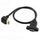 Cavo di prolunga HDTV maschio-femmina a gomito inverso con fori per viti per le orecchie, lunghezza: 0,5 m Cavo di prolunga HDTV maschio-femmina a gomito inverso con fori per viti per le orecchie, lunghezza: 0,5 m