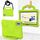 Per Samsung Galaxy Tab S9 FE 11 X510 2023 Custodia per tablet antiurto EVA a forma di calcio (verde erba)