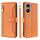 Per vivo Y03 4G Custodia per telefono in pelle con cerniera a tracolla con trama di pecora (arancione) Per vivo Y03 4G Custodia per telefono in pelle con cerniera a tracolla con trama di pecora (arancione)