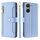 Per vivo Y03 4G Custodia per telefono in pelle con cerniera a tracolla con trama di pecora (blu) Per vivo Y03 4G Custodia per telefono in pelle con cerniera a tracolla con trama di pecora (blu)