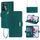 Per OPPO Reno11 F 5G Custodia per telefono in pelle con catena a tracolla (verde) Per OPPO Reno11 F 5G Custodia per telefono in pelle con catena a tracolla (verde)