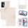 Per OPPO Reno11 F 5G Custodia per telefono in pelle con catena a tracolla (bianca) Per OPPO Reno11 F 5G Custodia per telefono in pelle con catena a tracolla (bianca)