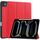 Per iPad Pro 13 2024 Custer TPU Pure Color 3-Fold Holder Custodia tablet in pelle intelligente con vassoio portapenne(Rosso) Per iPad Pro 13 2024 Custer TPU Pure Color 3-Fold Holder Custodia tablet in pelle intelligente con vassoio portapenne(Rosso)