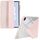 Per Huawei MatePad Air 11.5 2023 Custodia per tablet in pelle con deformazione acrilica trasparente (rosa)