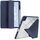 Per Huawei MatePad Air 11.5 2023 Custodia per tablet in pelle con deformazione acrilica trasparente (blu scuro) Per Huawei MatePad Air 11.5 2023 Custodia per tablet in pelle con deformazione acrilica trasparente (blu scuro)