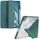 Per Huawei MatePad 10.8 Custodia tablet in pelle con deformazione acrilica trasparente (verde scuro) Per Huawei MatePad 10.8 Custodia tablet in pelle con deformazione acrilica trasparente (verde scuro)