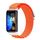 Per cinturino in nylon con anello Huawei Band 8/9 (arancione)