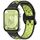 Per Huawei Watch Fit 3 cinturino sportivo in silicone bicolore (nero + verde) Per Huawei Watch Fit 3 cinturino sportivo in silicone bicolore (nero + verde)