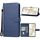 Custodia in pelle per telefono Honor 200 Pro (blu)