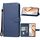 Custodia in pelle per telefono Ulefone Note 17 Pro (blu)