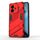Per vivo iQOO Z9 Turbo 5G Punk Armor 2 in 1 PC + custodia per telefono in TPU con supporto (rosso) Per vivo iQOO Z9 Turbo 5G Punk Armor 2 in 1 PC + custodia per telefono in TPU con supporto (rosso)