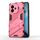 Per vivo iQOO Z9 Turbo 5G Punk Armor 2 in 1 PC + custodia per telefono in TPU con supporto (rosso chiaro) Per vivo iQOO Z9 Turbo 5G Punk Armor 2 in 1 PC + custodia per telefono in TPU con supporto (rosso chiaro)