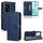 Custodia per telefono in pelle con texture a nido d'ape globale per Honor 200 Lite (blu) Custodia per telefono in pelle con texture a nido d'ape globale per Honor 200 Lite (blu)