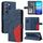 Per vivo V29e Global / Y200 5G Custodia per telefono in pelle con giunzione bicolore globale (blu) Per vivo V29e Global / Y200 5G Custodia per telefono in pelle con giunzione bicolore globale (blu)