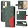 Per vivo V29e Global / Y200 5G Custodia per telefono in pelle con giunzione bicolore globale (verde) Per vivo V29e Global / Y200 5G Custodia per telefono in pelle con giunzione bicolore globale (verde)