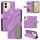 Per vivo V29e Global / Y200 5G Custodia per telefono in pelle con giunzione bicolore globale (viola) Per vivo V29e Global / Y200 5G Custodia per telefono in pelle con giunzione bicolore globale (viola)