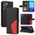 Per vivo Y200e 5G Global / V30 Lite India Custodia per telefono in pelle con giunzione bicolore (nera) Per vivo Y200e 5G Global / V30 Lite India Custodia per telefono in pelle con giunzione bicolore (nera)