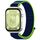 Per Huawei Watch Fit3 cinturino in nylon con gancio e chiusura ad anello (verde lime)