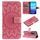 Custodia per cellulare in pelle con motivo girasole goffrato IDN per vivo V40 SE 5G / Y100 (rosa) Custodia per cellulare in pelle con motivo girasole goffrato IDN per vivo V40 SE 5G / Y100 (rosa)