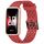 Per Huawei Band 9/9 NFC / 8/8 NFC Hole Style Dual cinturino in silicone con fibbia nera (rosso) Per Huawei Band 9/9 NFC / 8/8 NFC Hole Style Dual cinturino in silicone con fibbia nera (rosso)
