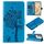Custodia per cellulare in pelle con motivo a rilievo con albero e gatto per vivo V29e Global / Y200 5G (blu) Custodia per cellulare in pelle con motivo a rilievo con albero e gatto per vivo V29e Global / Y200 5G (blu)