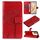 Per vivo V29e Global / Y200 5G Global Custodia per telefono in pelle con motivo albero e gatto in rilievo (rosso) Per vivo V29e Global / Y200 5G Global Custodia per telefono in pelle con motivo albero e gatto in rilievo (rosso)