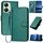 Per vivo Y27 4G Global YX0070 Custodia per telefono in pelle con fibbia in fibra di carbonio con cordino (verde scuro) Per vivo Y27 4G Global YX0070 Custodia per telefono in pelle con fibbia in fibra di carbonio con cordino (verde scuro)