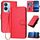Per vivo Y56 5G/Y16 4G/Y02s 4G Global YX0070 Custodia per cellulare in pelle con fibbia in fibra di carbonio con cordino(Rosso) Per vivo Y56 5G/Y16 4G/Y02s 4G Global YX0070 Custodia per cellulare in pelle con fibbia in fibra di carbonio con cordino(Rosso)