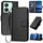 Per vivo Y78 5G Global YX0070 Custodia per telefono in pelle con fibbia in fibra di carbonio con cordino (nero) Per vivo Y78 5G Global YX0070 Custodia per telefono in pelle con fibbia in fibra di carbonio con cordino (nero)