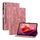 Custodia per tablet in pelle goffrata Giglio per Lenovo Tab P12 12.7 (rosa) Custodia per tablet in pelle goffrata Giglio per Lenovo Tab P12 12.7 (rosa)