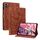 Custodia per tablet in pelle goffrata Giglio per Lenovo Legion Y700 2023 (marrone) Custodia per tablet in pelle goffrata Giglio per Lenovo Legion Y700 2023 (marrone)