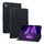 Custodia per tablet in pelle goffrata Giglio per Lenovo M10 Plus 10.3 (nera) Custodia per tablet in pelle goffrata Giglio per Lenovo M10 Plus 10.3 (nera)