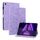 Custodia per tablet in pelle goffrata Giglio per Lenovo Tab K10 (viola)