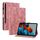 Custodia per tablet in pelle goffrata Giglio per Samsung Galaxy Tab S7 / S8 (rosa) Custodia per tablet in pelle goffrata Giglio per Samsung Galaxy Tab S7 / S8 (rosa)