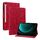 Custodia per tablet in pelle goffrata Giglio per Samsung Galaxy Tab S9 / S9 FE (rossa) Custodia per tablet in pelle goffrata Giglio per Samsung Galaxy Tab S9 / S9 FE (rossa)
