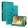 Custodia per tablet in pelle goffrata Giglio per Samsung Galaxy Tab S5e T720 (verde) Custodia per tablet in pelle goffrata Giglio per Samsung Galaxy Tab S5e T720 (verde)